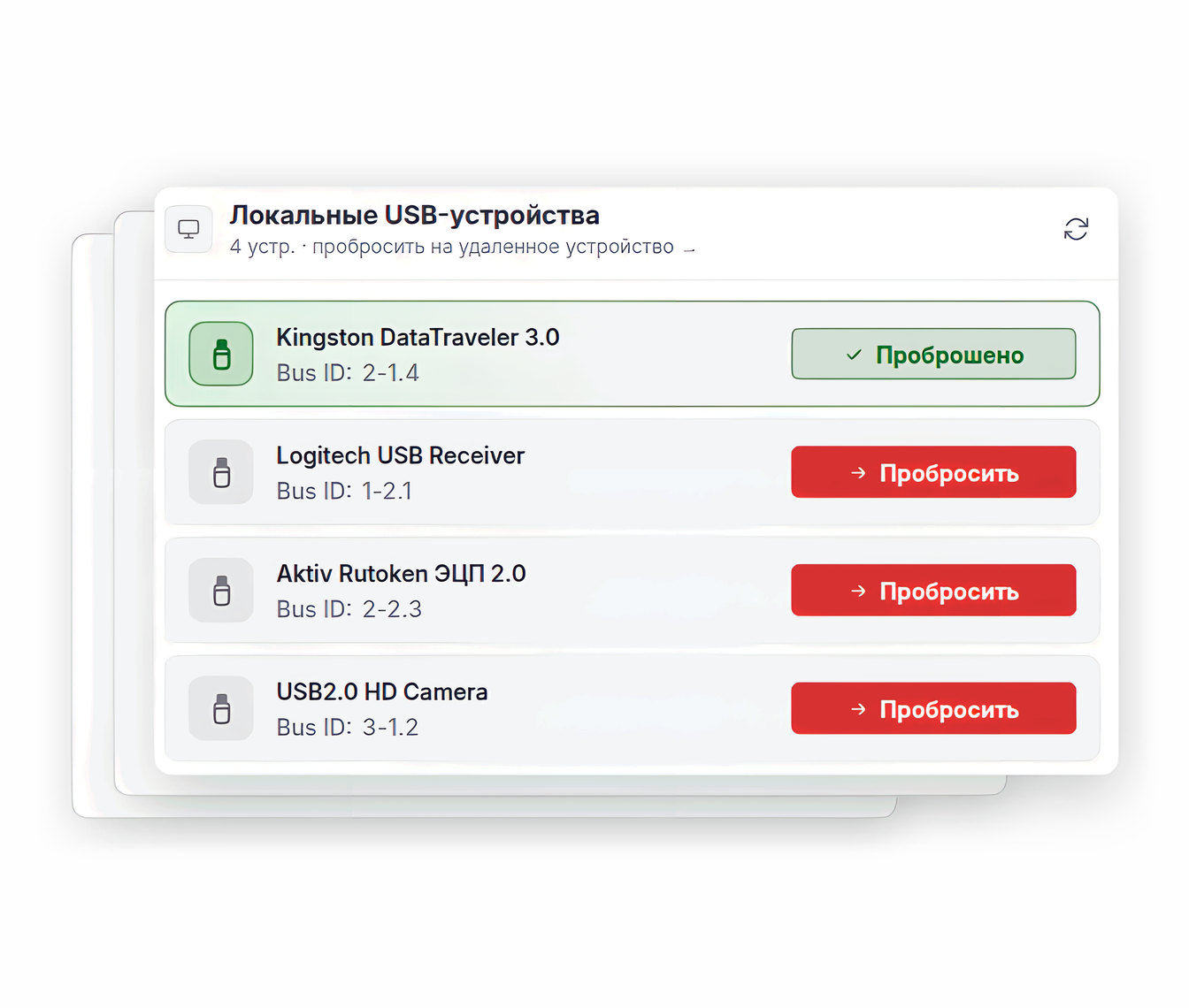 Проброс USB